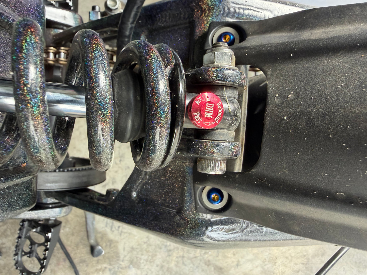 Talaria xxx rear, mud guard titanium bolts 