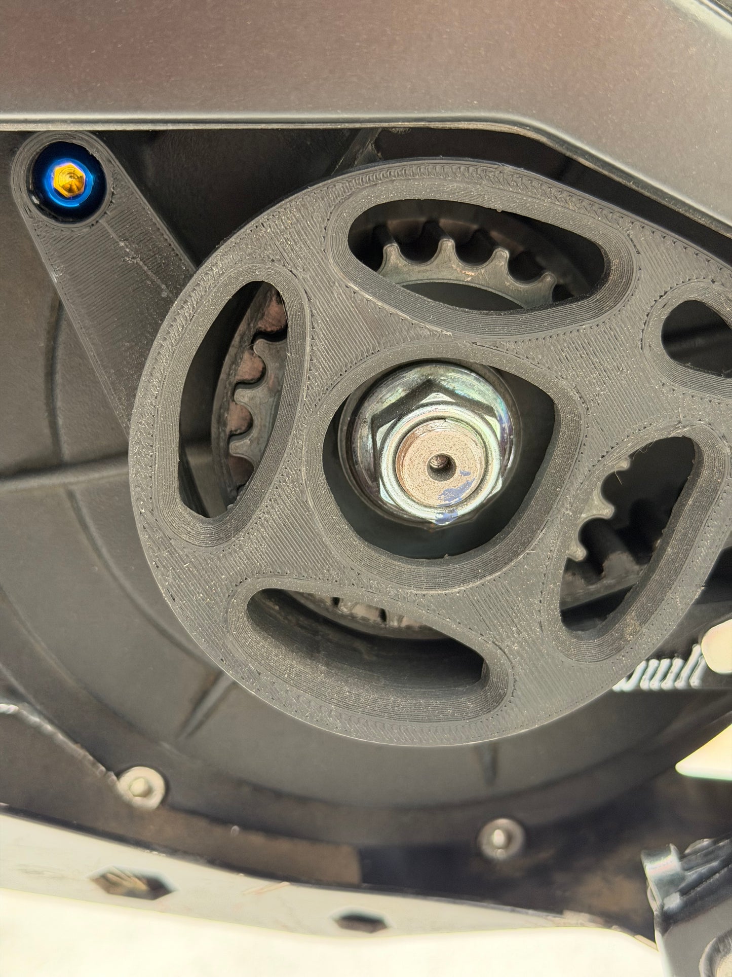 Motor cover, titanium bolts ￼